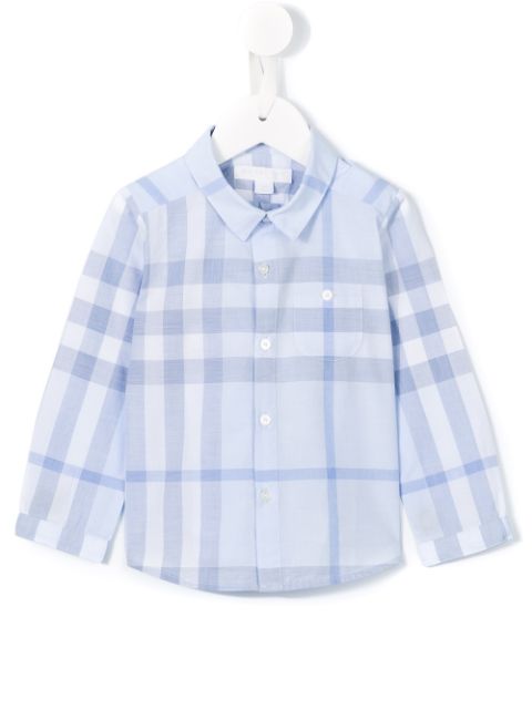 burberry shirt kids blue