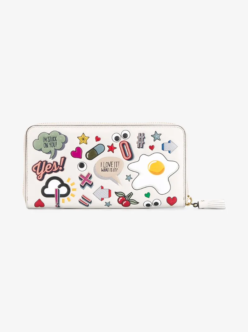 Anya Hindmarch multi print wallet