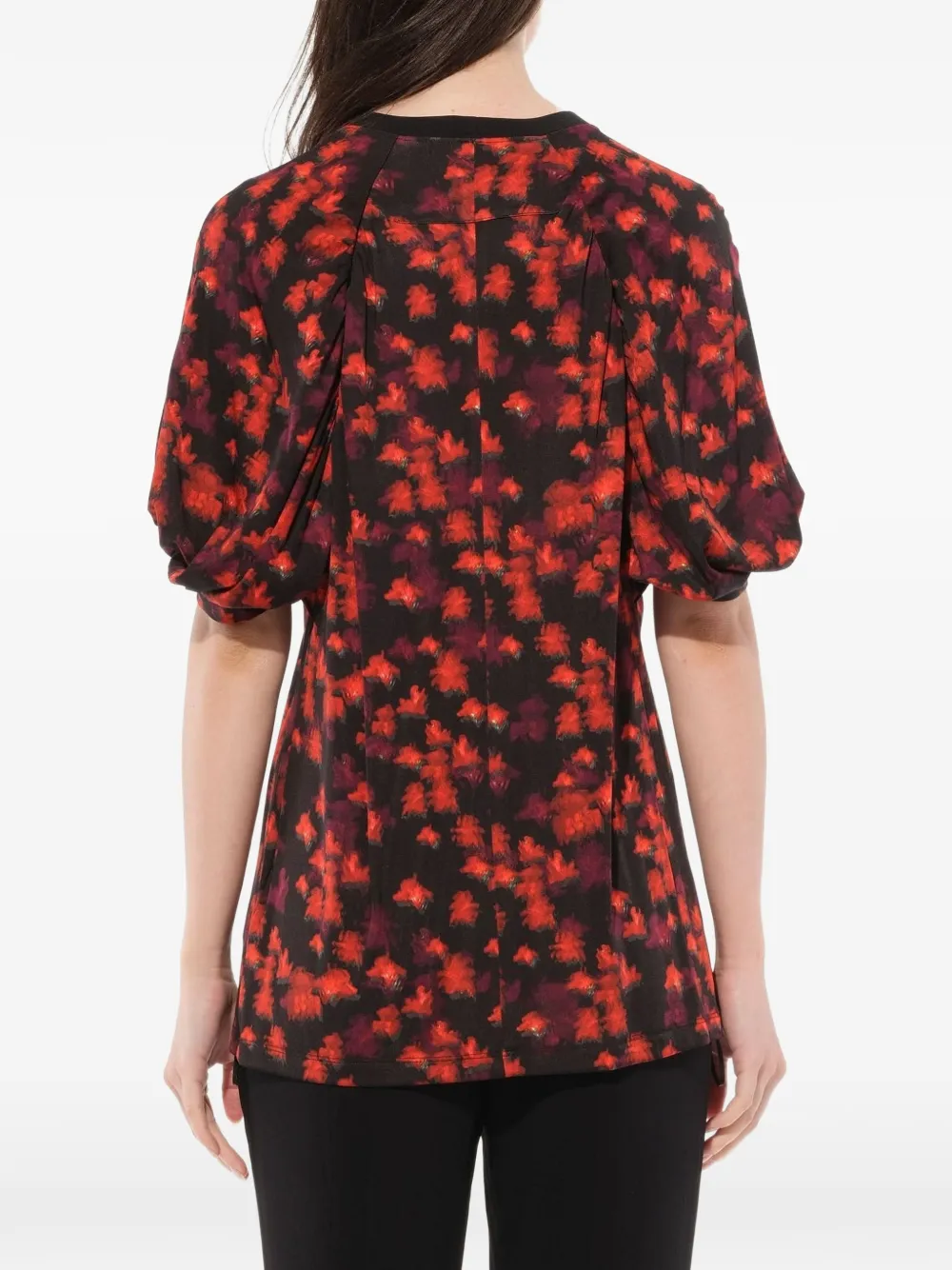 Givenchy abstract print T-shirt Zwart