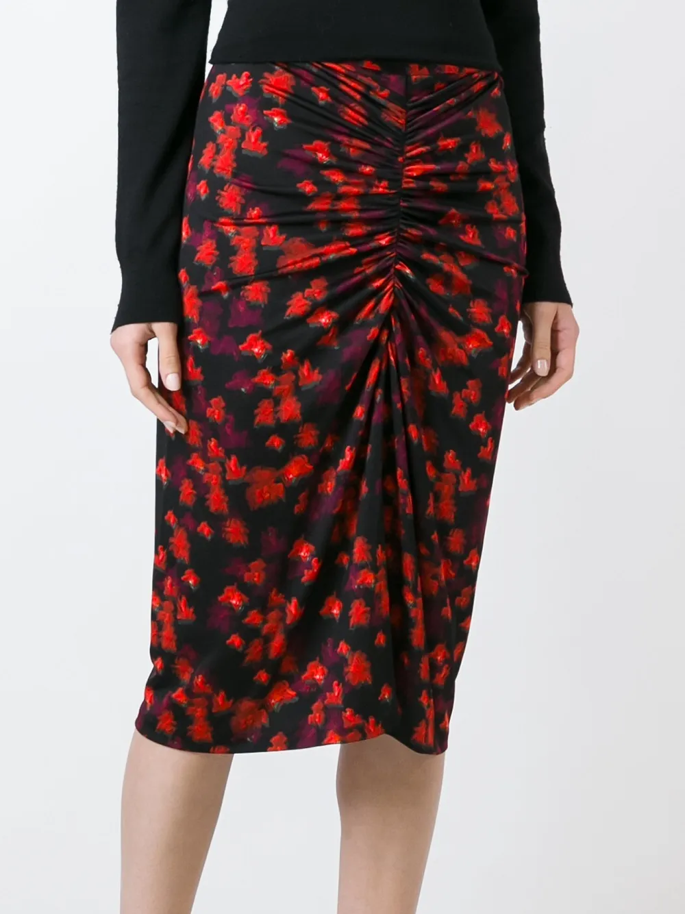 Givenchy shirt met abstracte print Rood