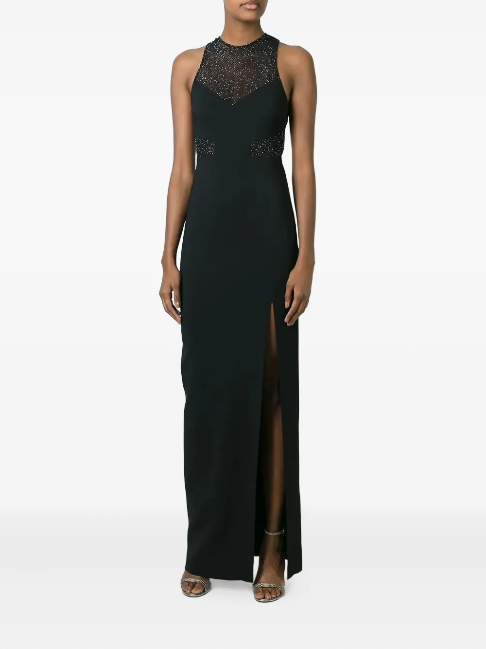 Ungaro Kleid mit Netzeinsatz | Schwarz | Image 1