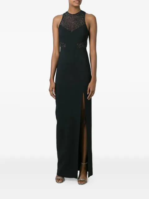 Ungaro mesh panel column dress