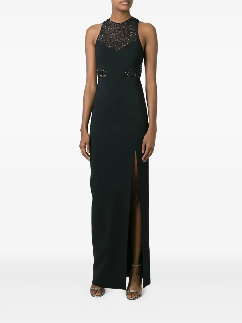 Ungaro Kleid mit Netzeinsatz | Schwarz | Image 1