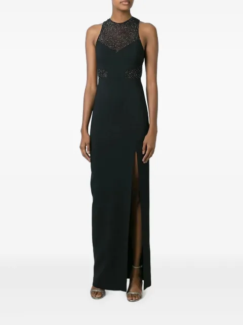 Ungaro mesh panel column dress