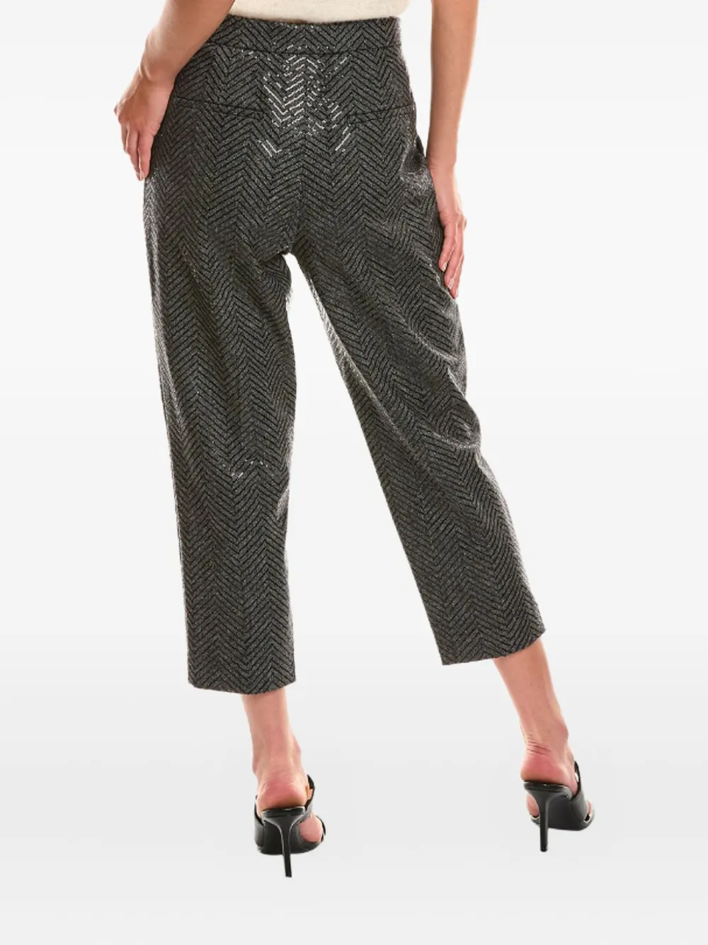 Brunello Cucinelli cropped trousers - Grijs