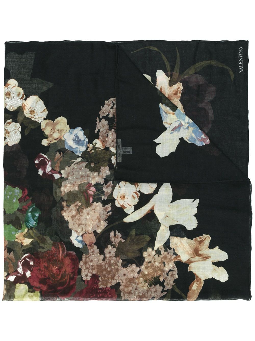 Valentino Garavani 'Kimono 1997' scarf Zwart