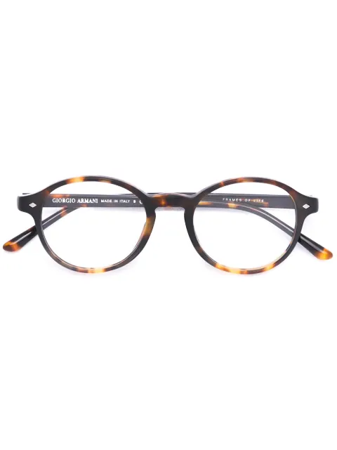 Giorgio Armani round frame glasses
