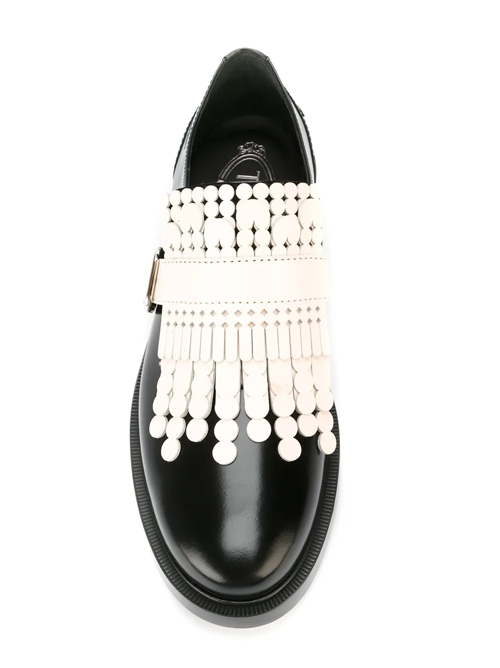 Tod's fringed loafers Zwart