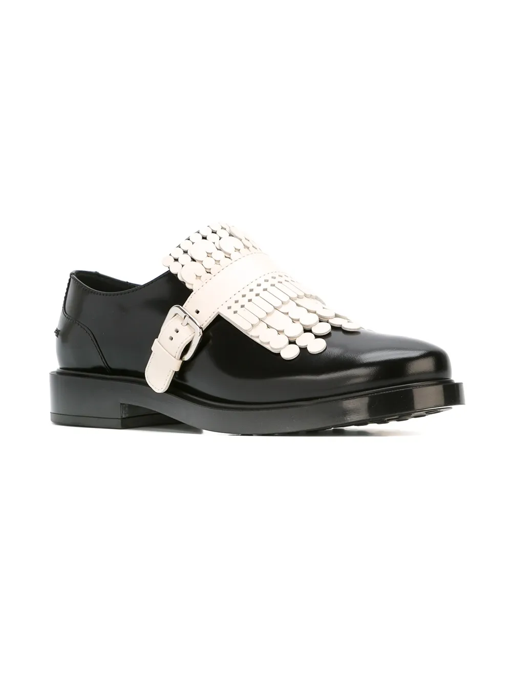 Tod's fringed loafers - Zwart