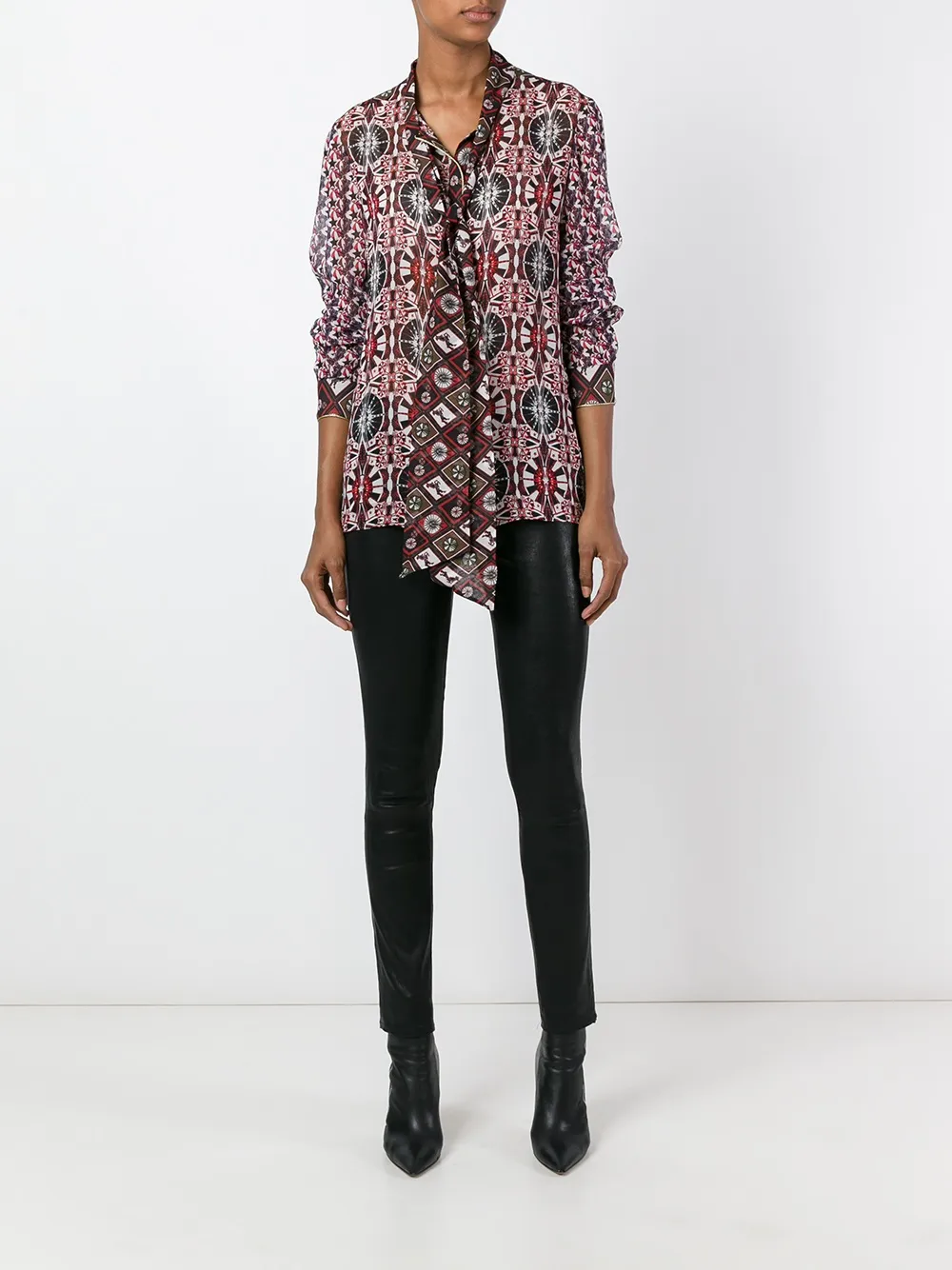 Roberto Cavalli kaleidoscopic print blouse - Rood