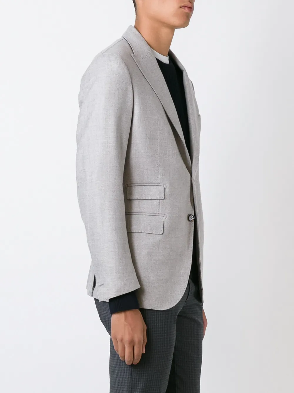 Eleventy multiple pocket blazer Beige
