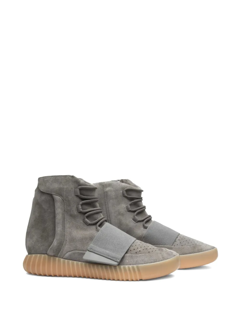 adidas Yeezy Boost 750 "Light Grey - Glow In the Dark" sneakers | Hi-Tops | Image 2