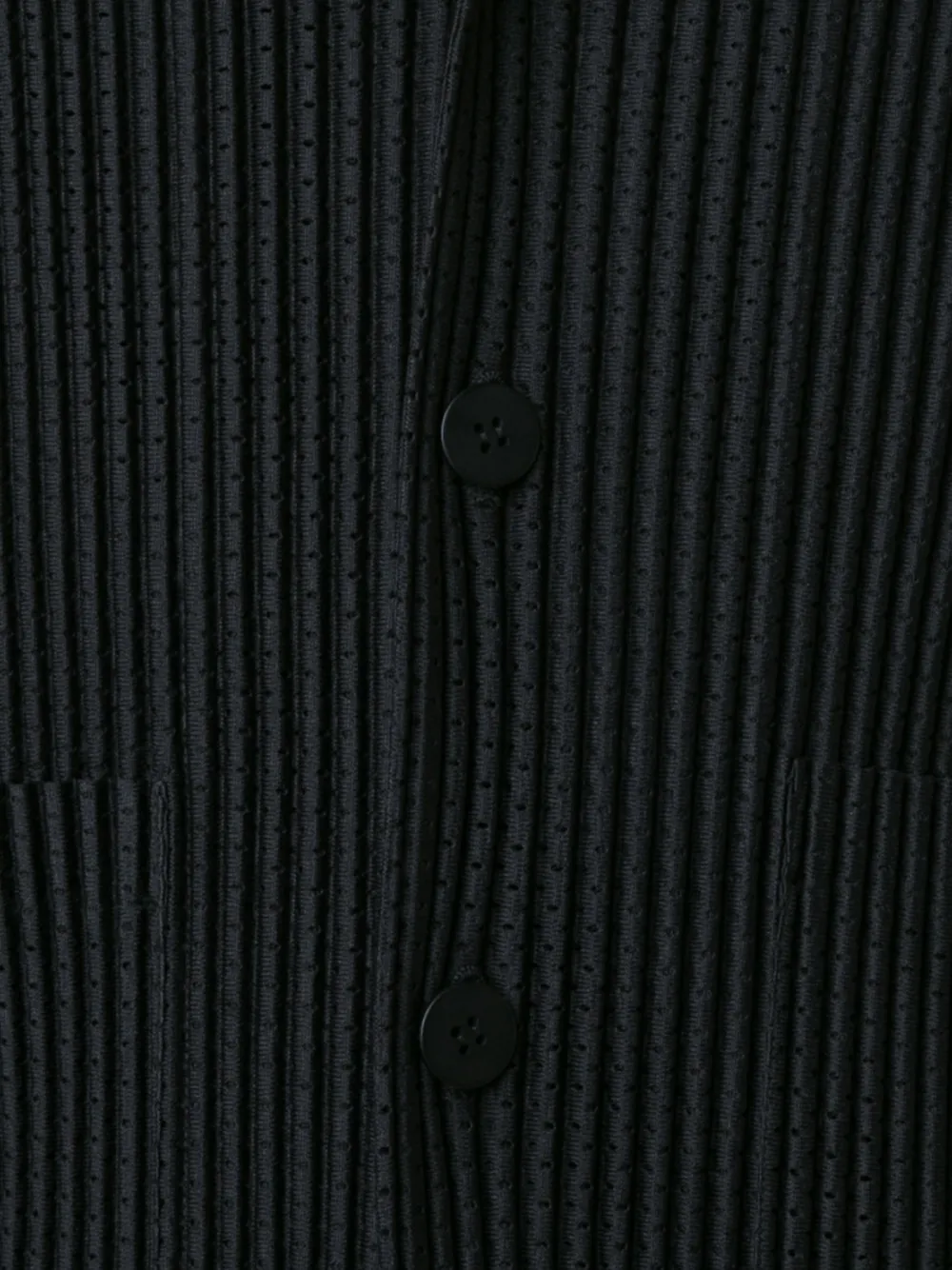 Homme Plissé Issey Miyake pleated blazer Zwart