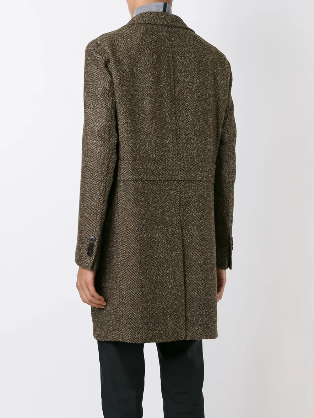 Boglioli single breasted coat Bruin