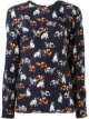 Image 1 of MSGM cat print longsleeved T-shirt