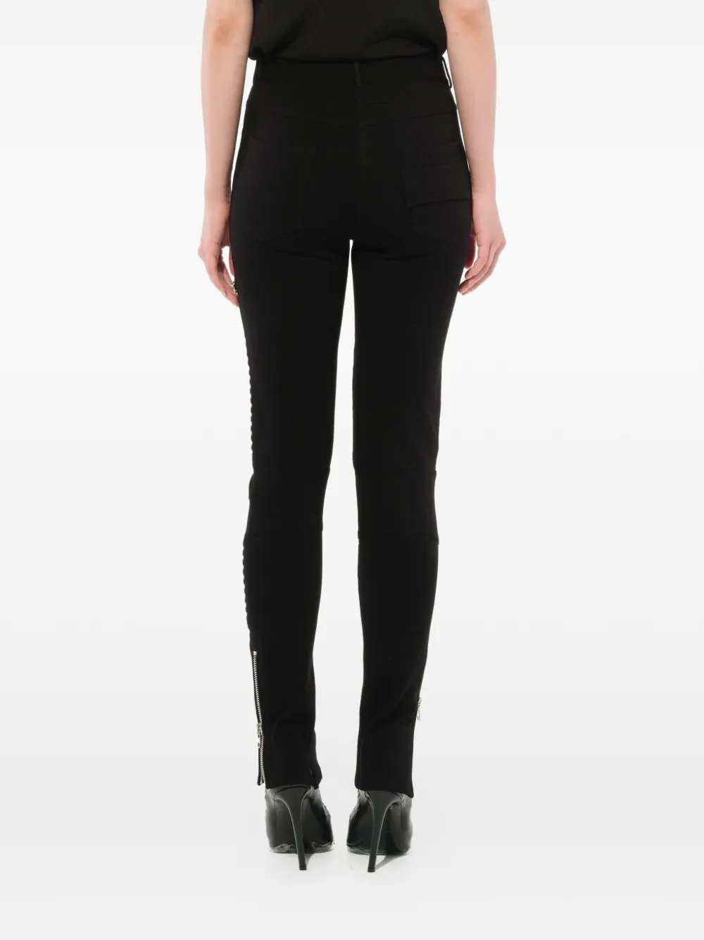Givenchy zip detail trousers Zwart