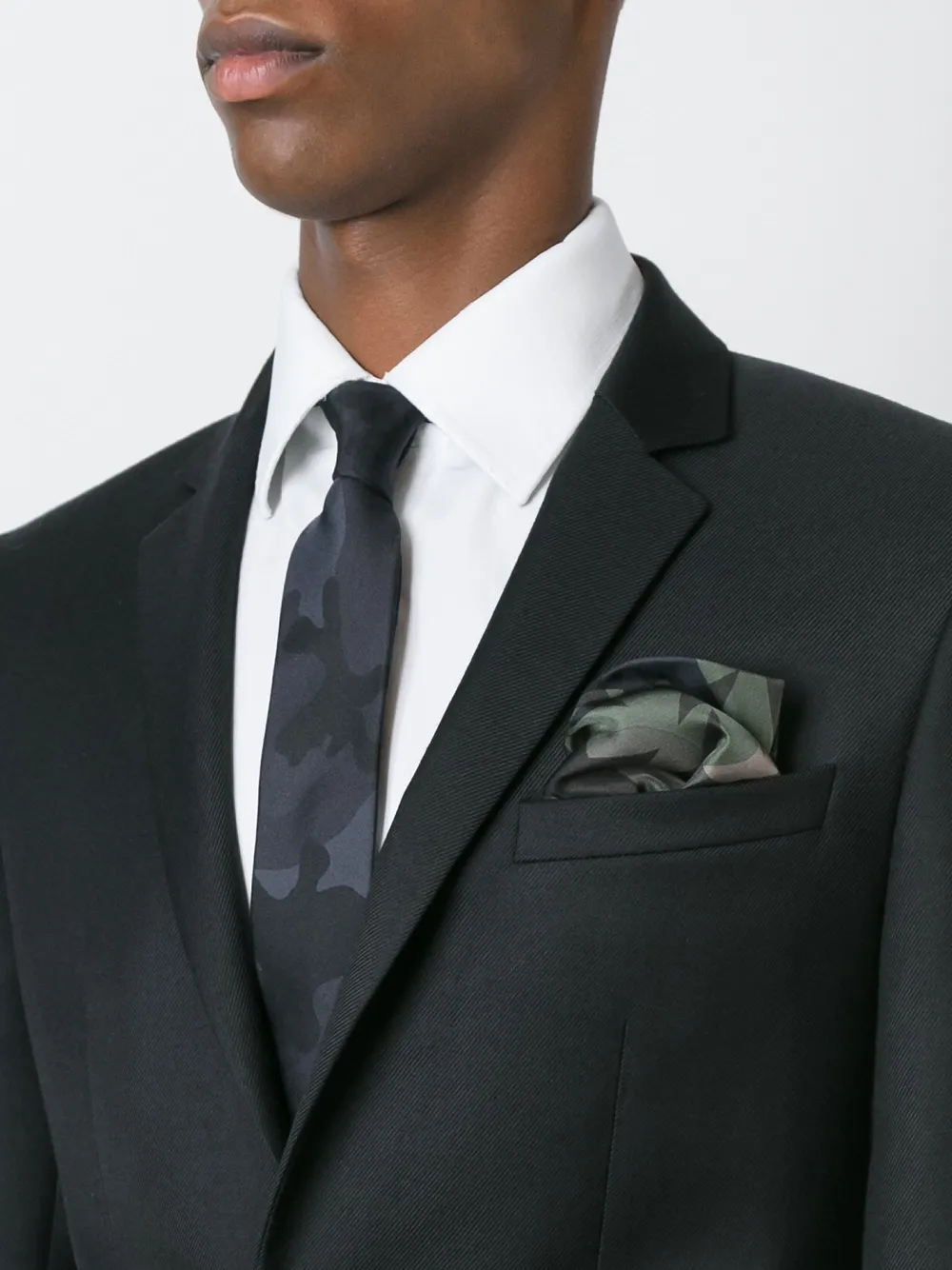 Valentino Garavani 'Camustars' pocket square - Groen