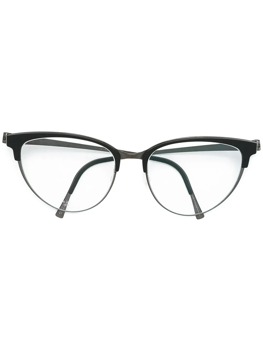 Lindberg lunettes de vue à monture papillon | noir | Image 1