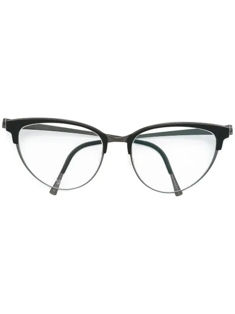 Lindberg round frame glasses