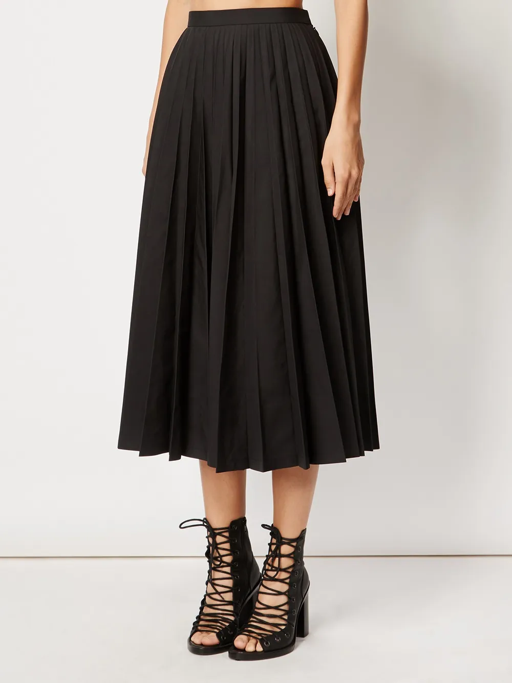 Junya Watanabe pleated skirt Zwart