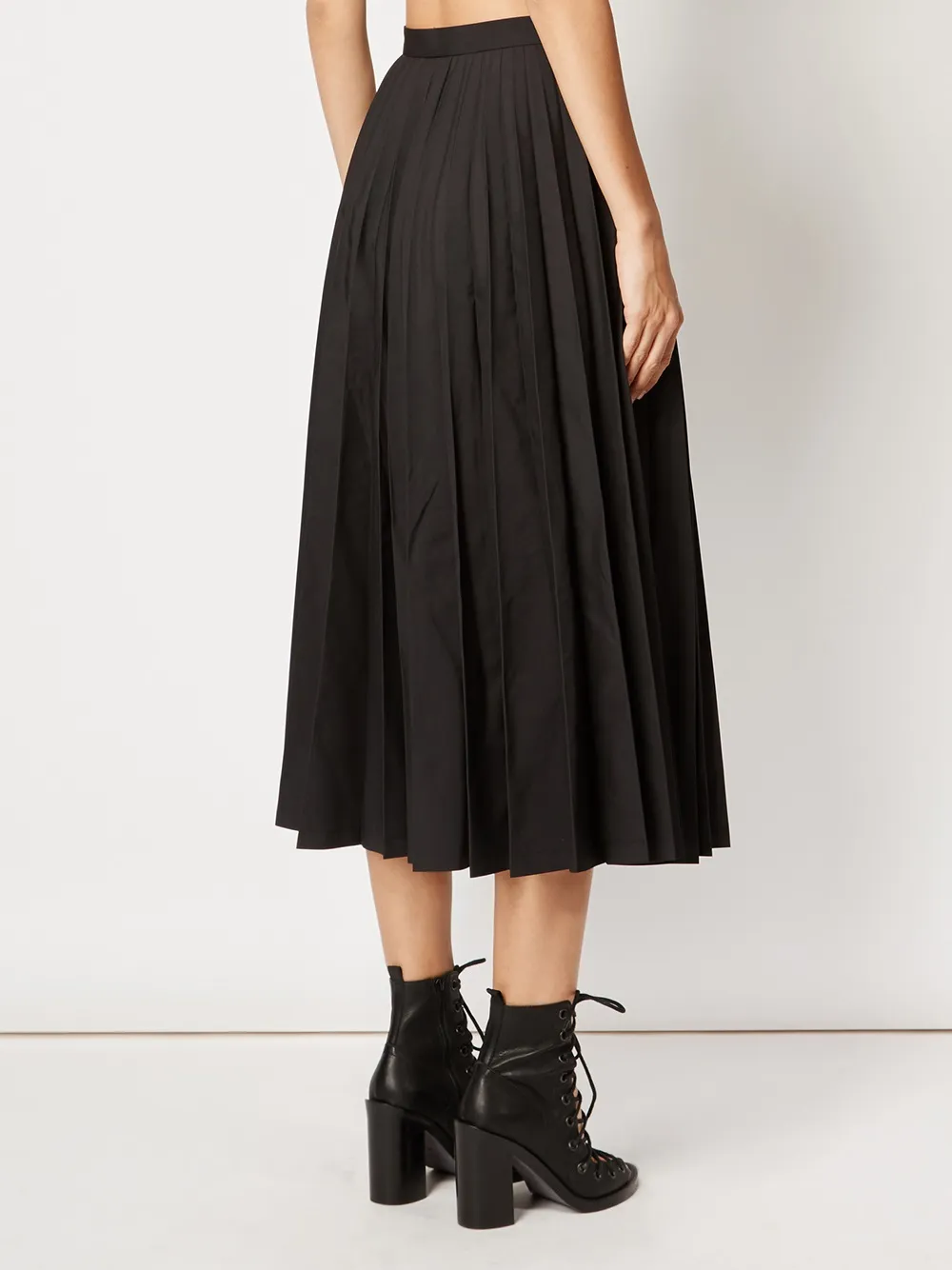 Junya Watanabe pleated skirt Zwart