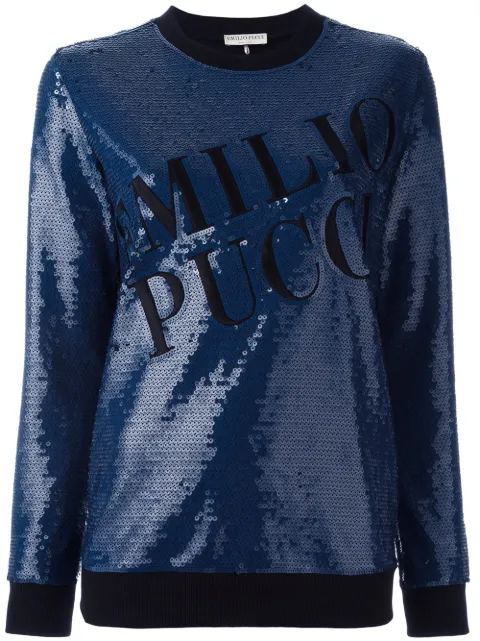 PUCCI sequin embellished sweatshirt