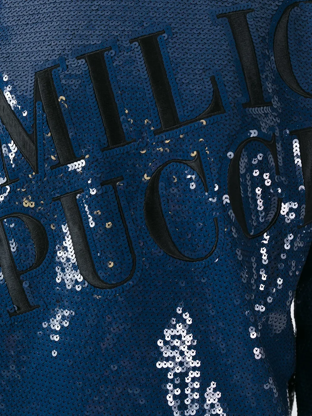 PUCCI sequin embellished sweatshirt Blauw