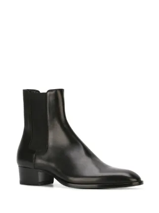 saint laurent chelsea boots black