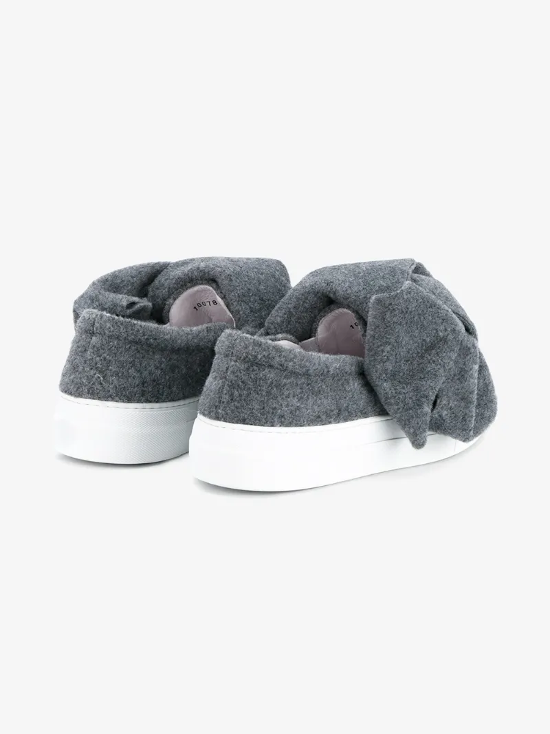 JOSHUA SANDERS BOW DETAIL SLIP-ON SNEAKERS