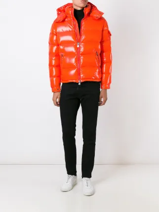 moncler maya jacket red