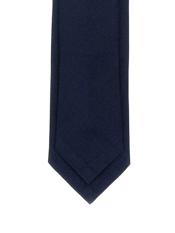 Thom Browne Grosgrain Stripe Tie | Blue | FARFETCH