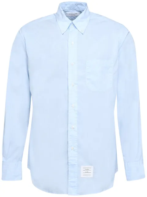 Thom Browne long-sleeve cotton shirt