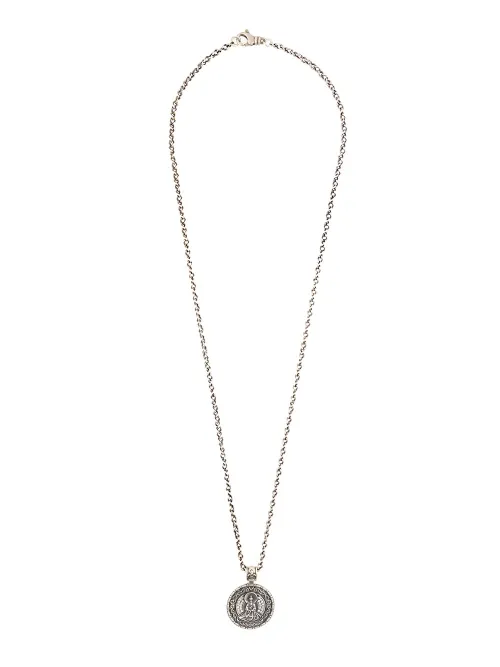 Collier sautoir à pendentif amulette - Nialaya Jewelry - Modalova