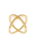 Nialaya Jewelry crossover ring - Yellow