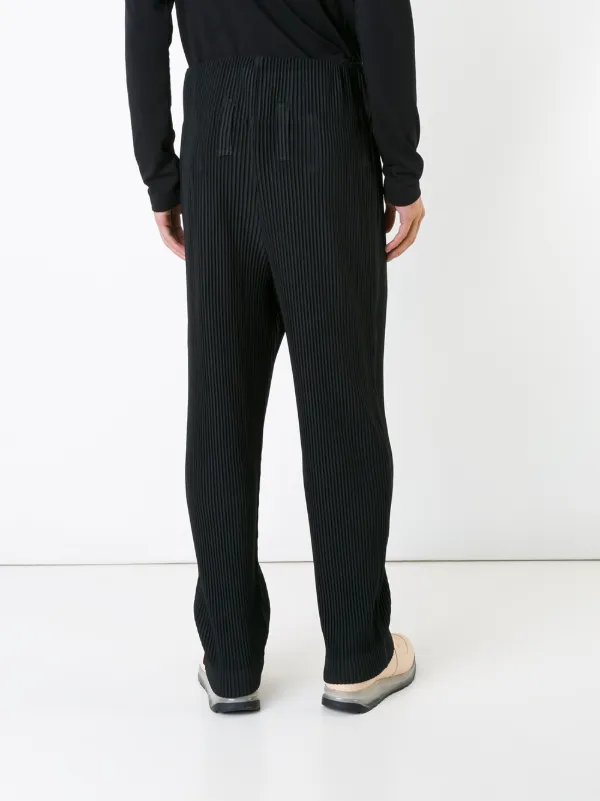 HOMME PLISSE ブラック サルエルパンツ　プリーツ Homme Plissé Issey Miyake サルエル プリーツパンツ | ブラック