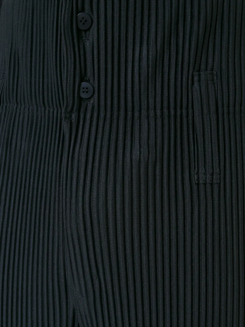 Homme Plissé Issey Miyake drop-crotch pleated trousers Zwart