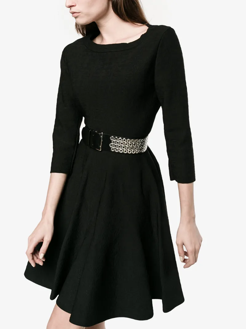 Alaïa Eyelet Embellished Leather Belt