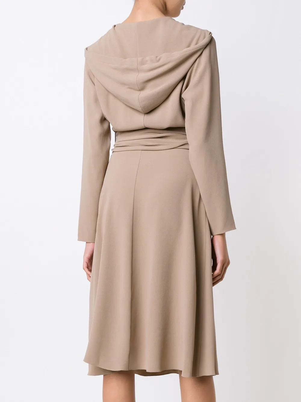 Ralph Lauren Collection back crepe Carley Dress Beige