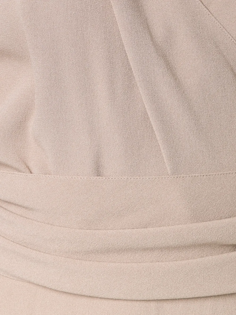Ralph Lauren Collection back crepe Carley Dress Beige