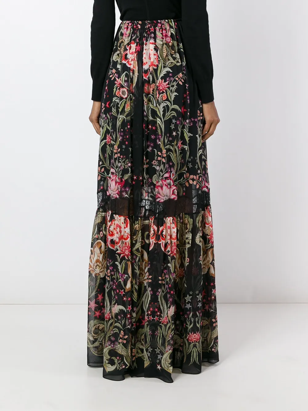 Roberto Cavalli 'Galaxy Garden' maxi skirt Veelkleurig