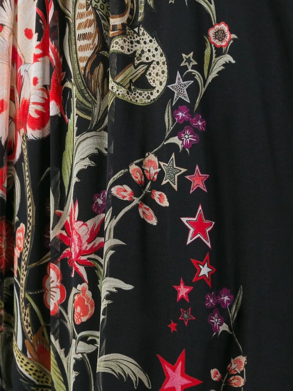 Roberto Cavalli 'Galaxy Garden' maxi skirt Veelkleurig