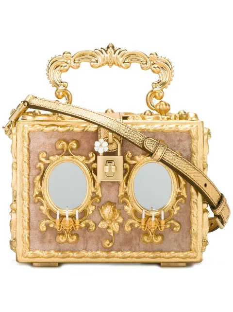Dolce & Gabbana clutch rígido barroco