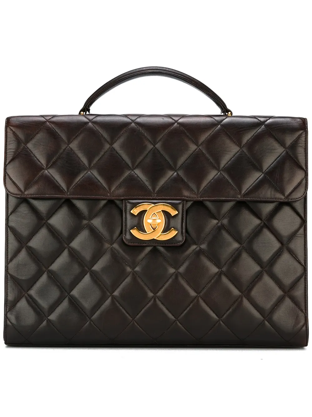 Chanel Vintage quilted briefcase