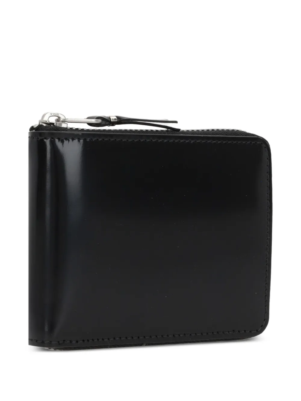  Comme Des Garçons Wallet Portemonnaie Mit Reißverschluss   Schwarz 