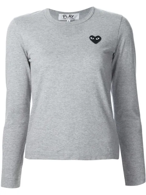 Comme Des Garçons Play chest patch longsleeved T-shirt