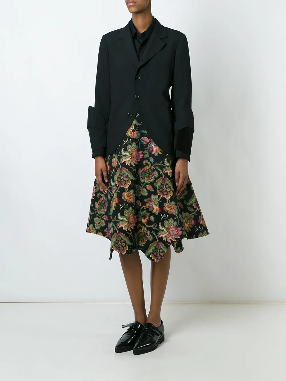 Comme Des Garçons three button blazer Zwart