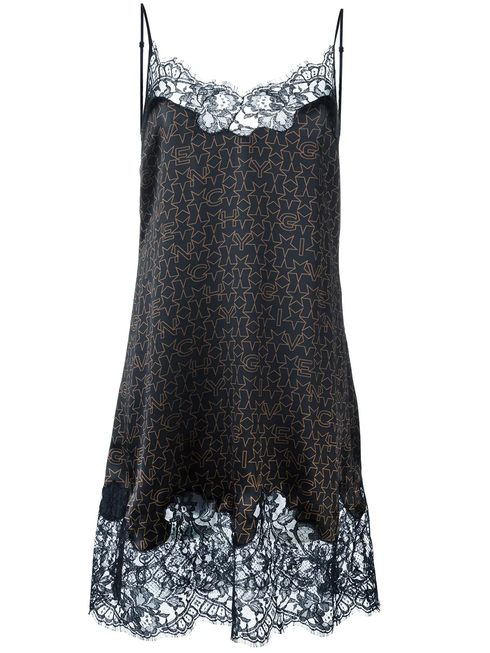 Givenchy logo print lace dress | Black | Image 1