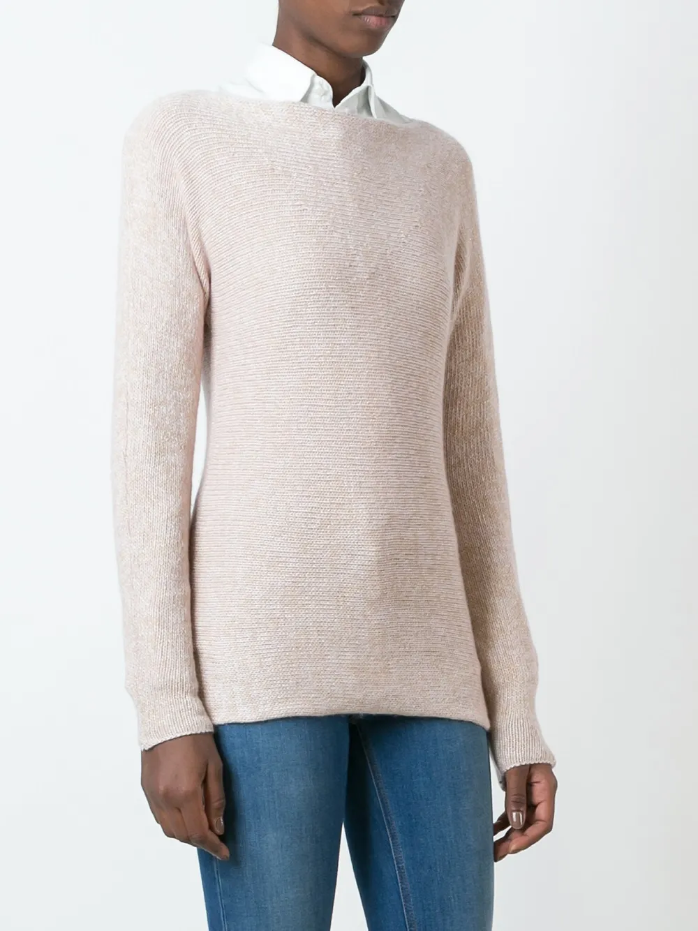 ETRO round neck jumper Beige