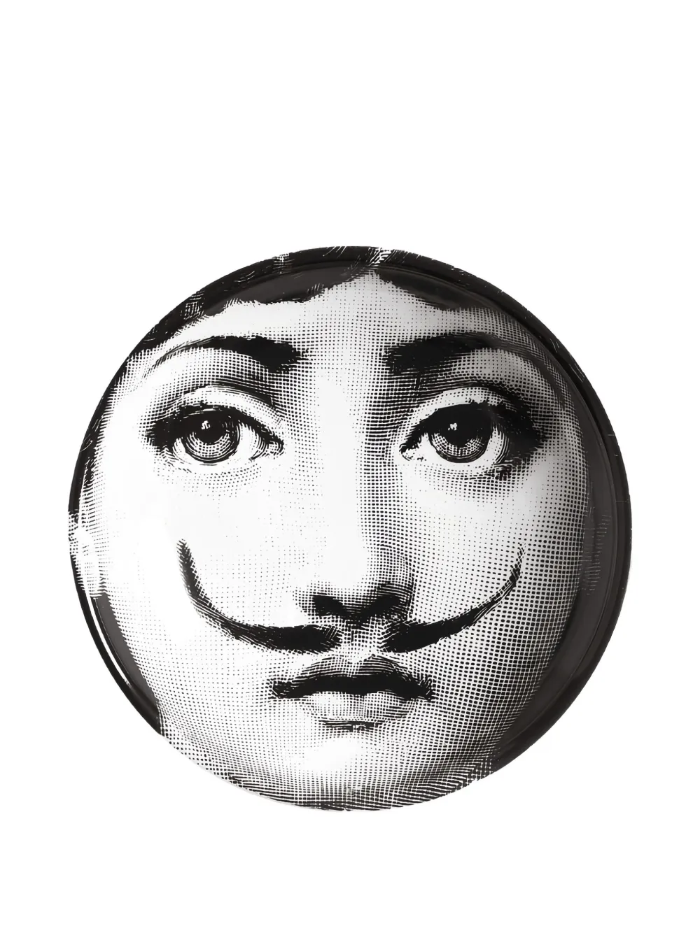 Fornasetti round ashtray | Black | Image 1