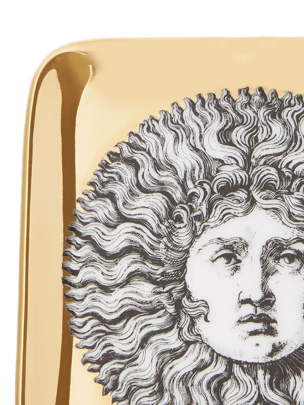 m*＊様 Fornasetti フォルナセッティ アッシュトレイ Fornasetti プリント アッシュトレー | ブラック | FARFETCH JP
